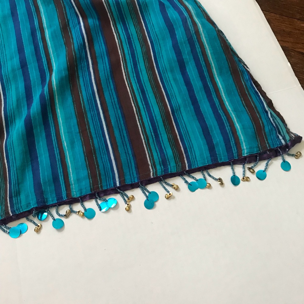T Box sheer tank with beads
